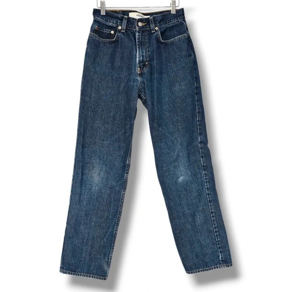 Vintage Gap Relaxed Fit Dark Wash Jeans 28x30 Y2K 100% Cotton Straight Leg 1166